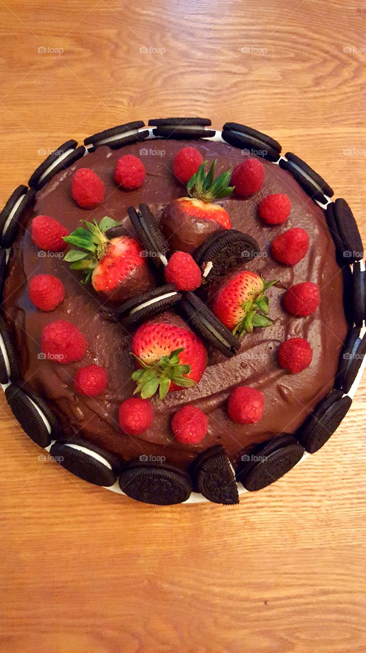 vegan chocolate cake for my birthday