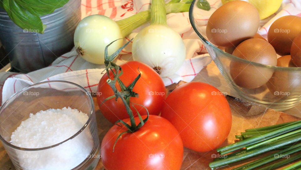 Cooking in kitchen home