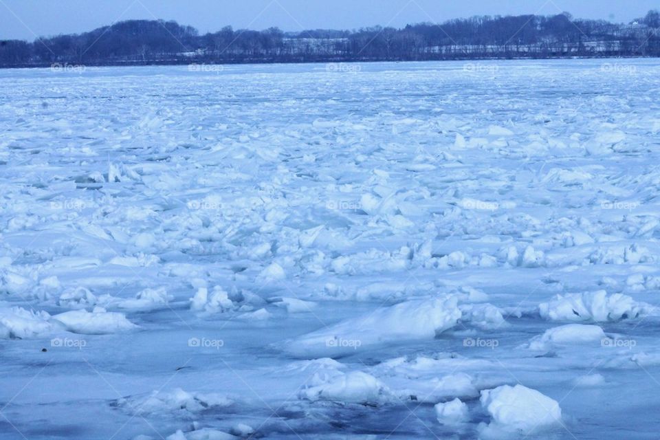 Susquehanna river frozen