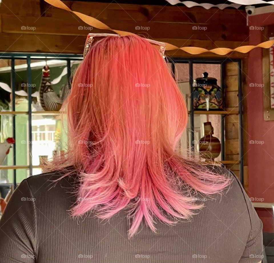 Stylish Pink Hair Color 