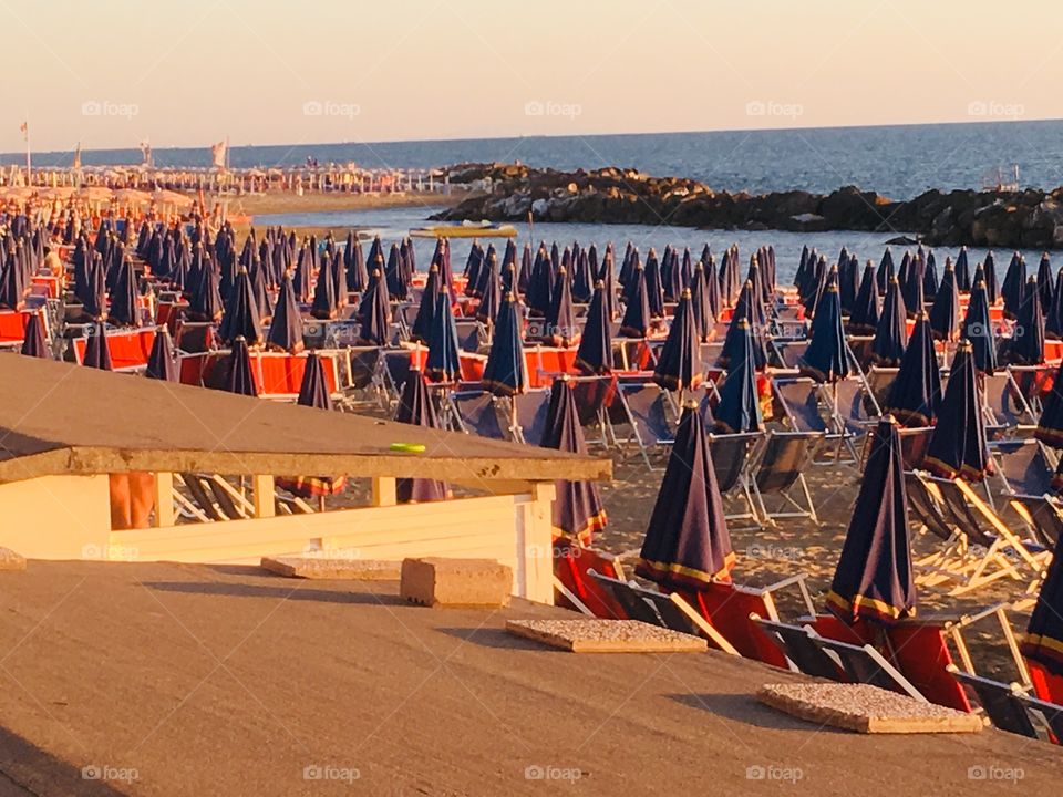 Spiaggia in settembre 