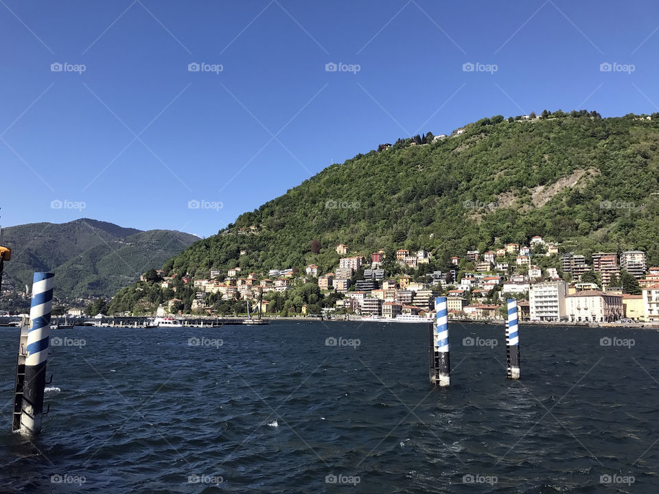 Beautiful lake in Italy 