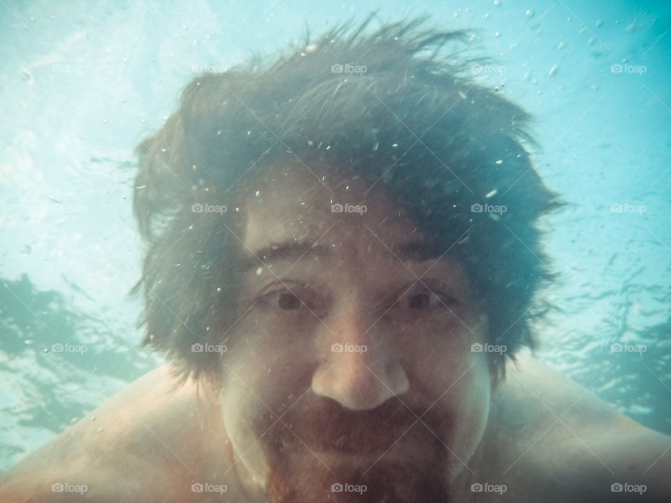 Underwater, People, One, Water, Portrait