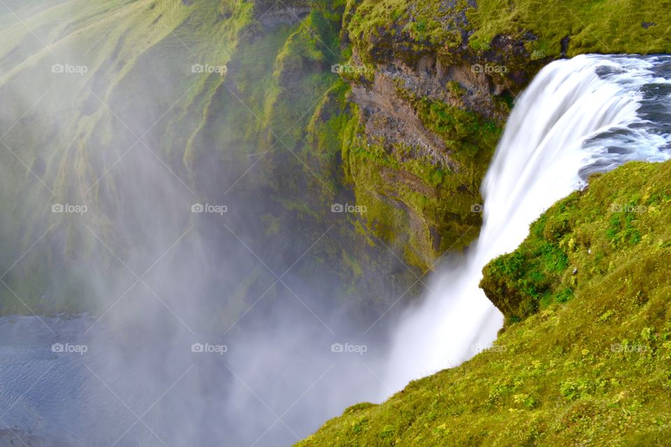 Waterfall, Water, No Person, Landscape, Outdoors