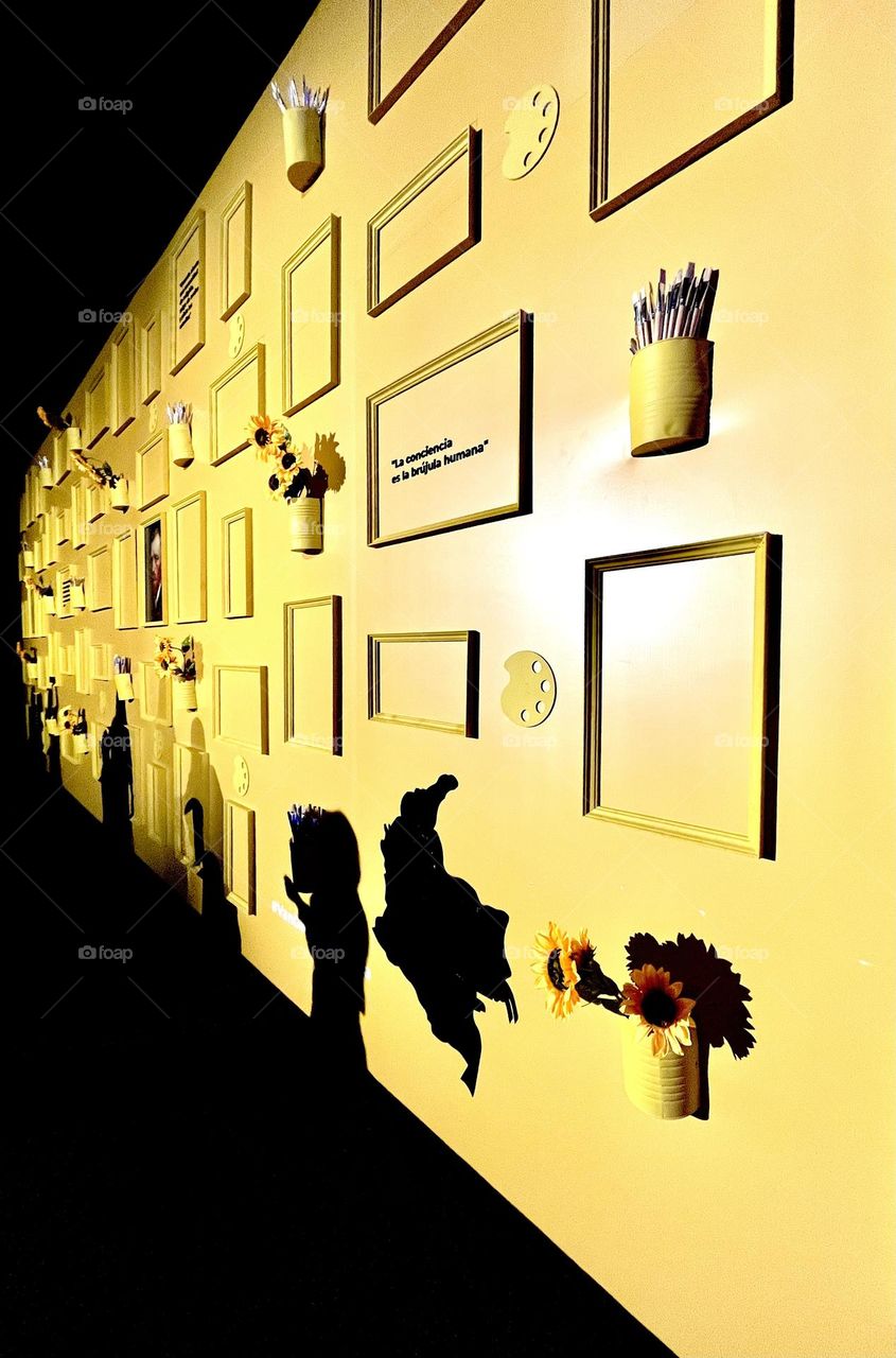 Geometry on the yellow wall