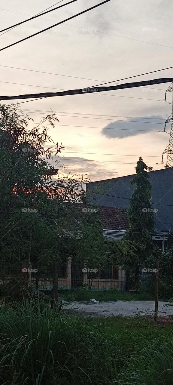 Wonderful Sky Of Sunset In Indonesia