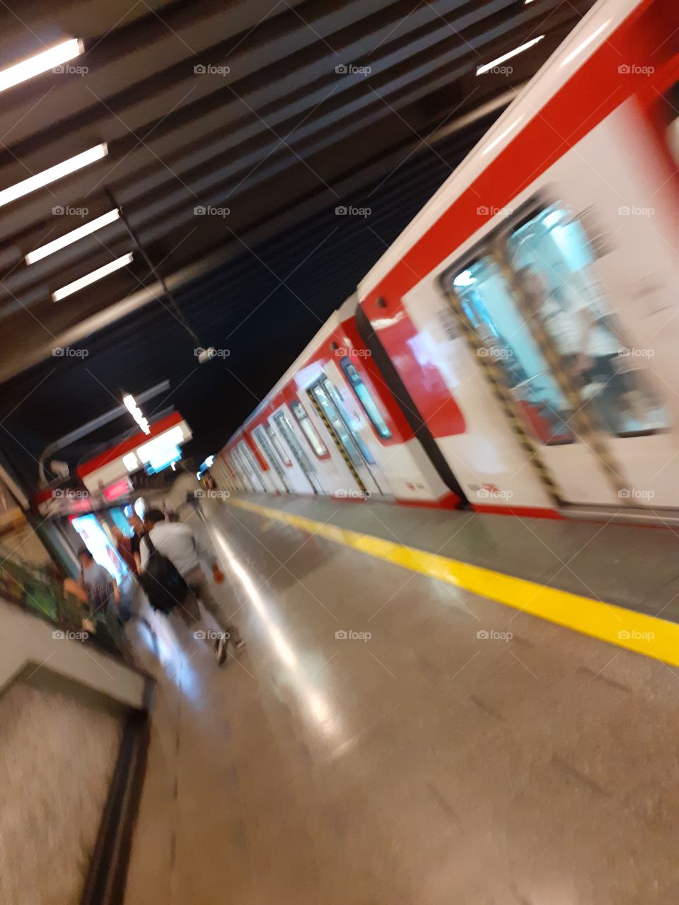 estacion  del metro de Santiago