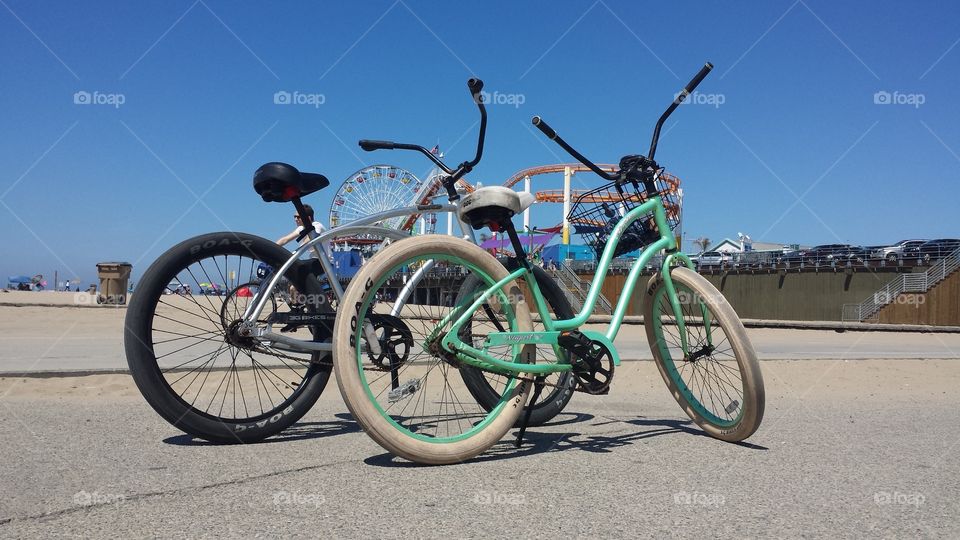 bikes at the pier