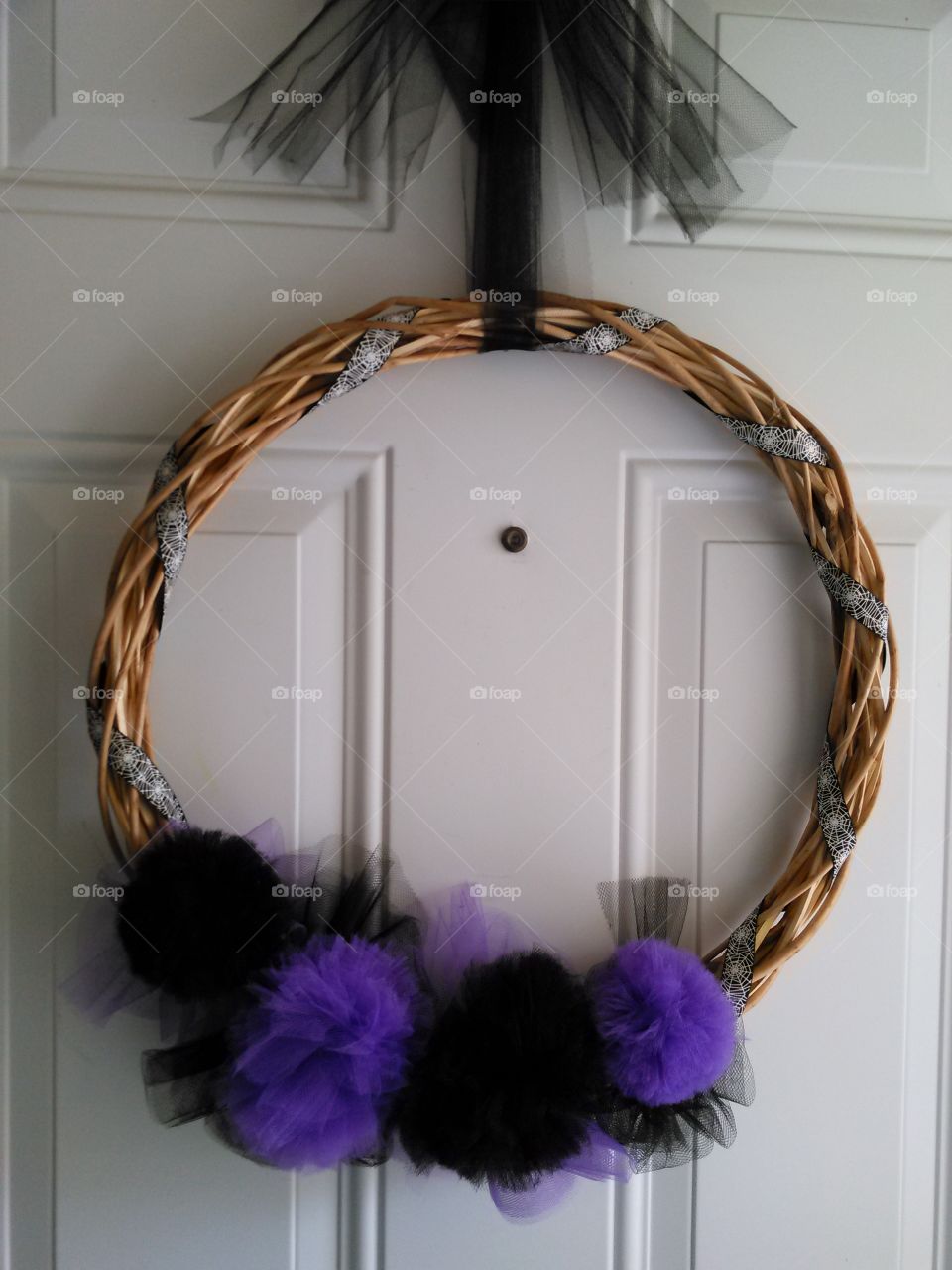 Halloween DIY. handmade Halloween wreath