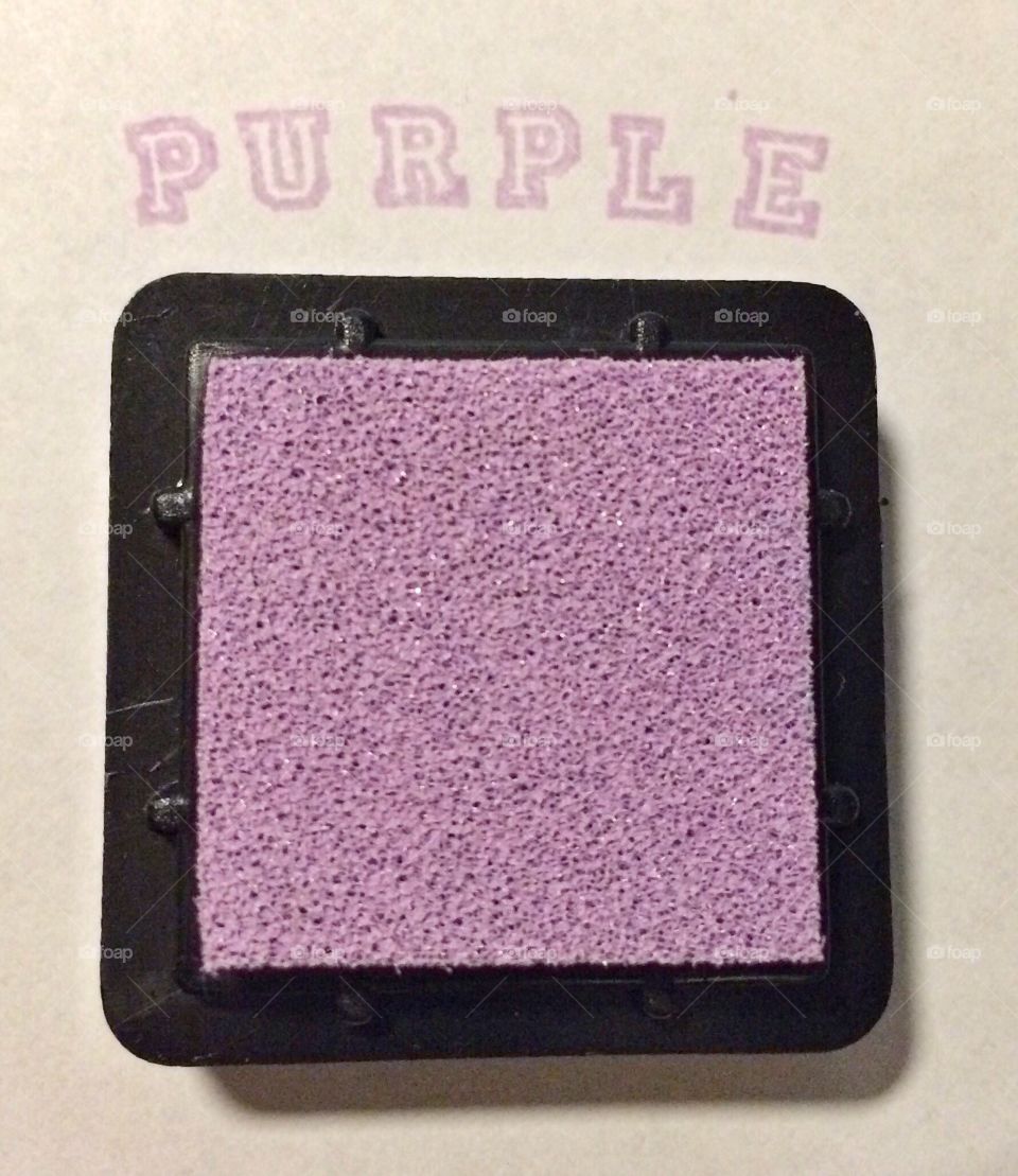 Purple ink pad 