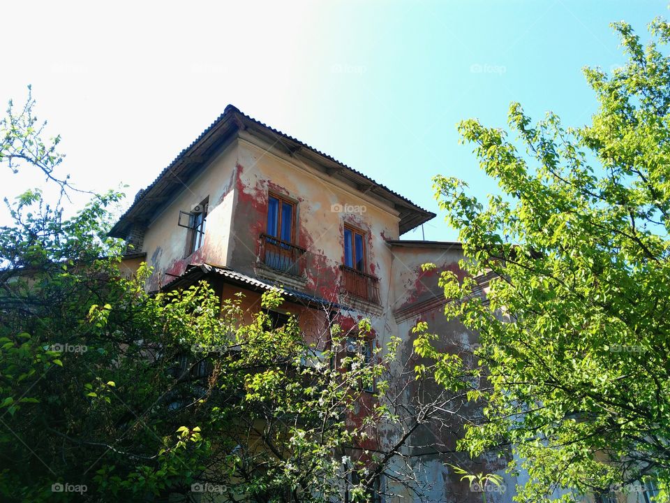 Old house and old architecture of Kiev