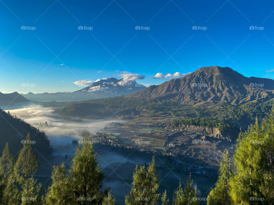 Panoramic mountain view 