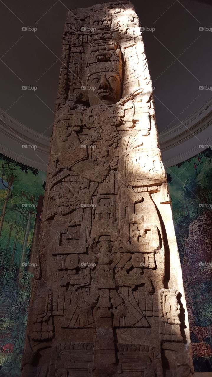 Mayan statue