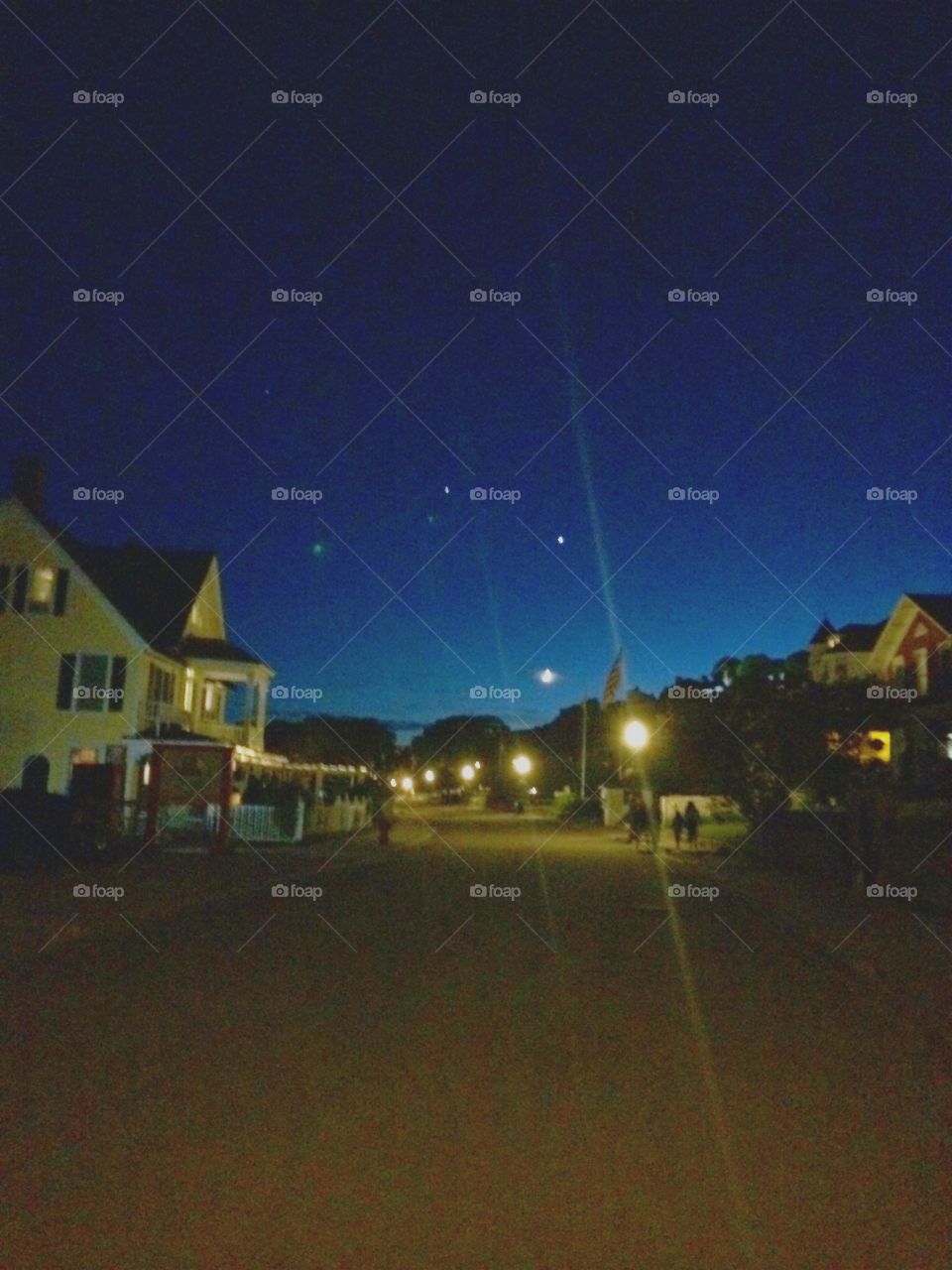 Starry night on Mackinac 