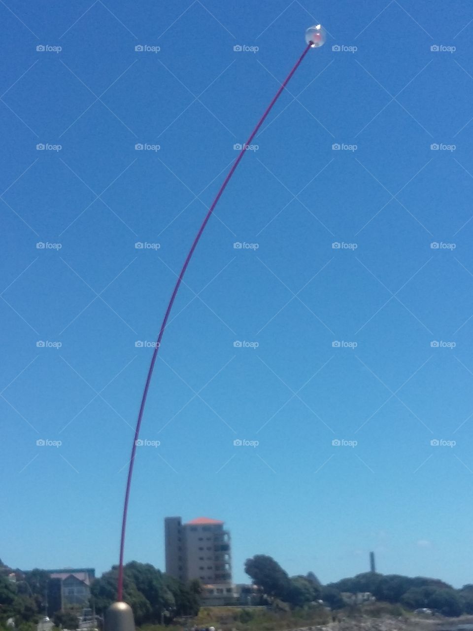 wind wand. sculpture by Len Lye