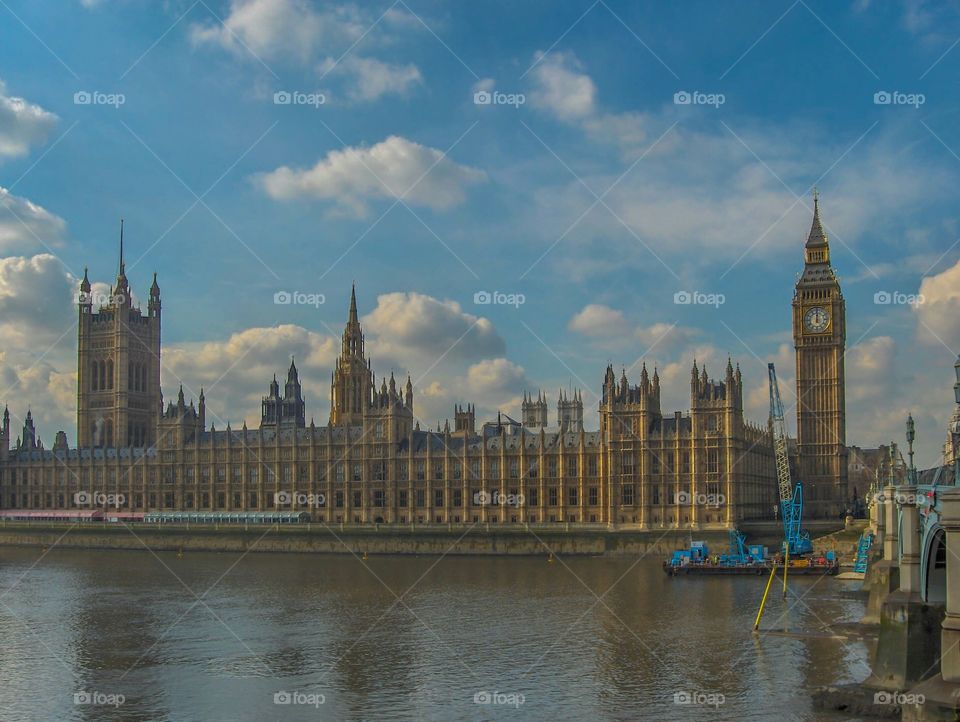 Architecture, City, River, Building, Parliament