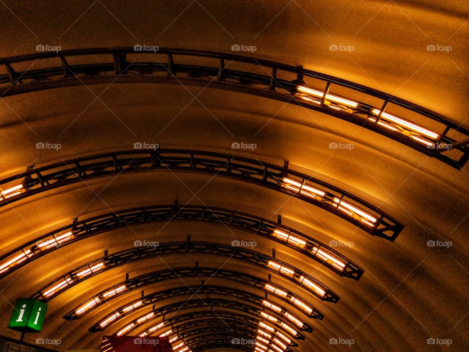 Lamps in the subway