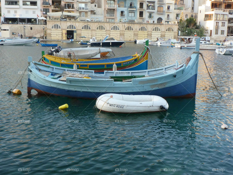 Boats in Malta