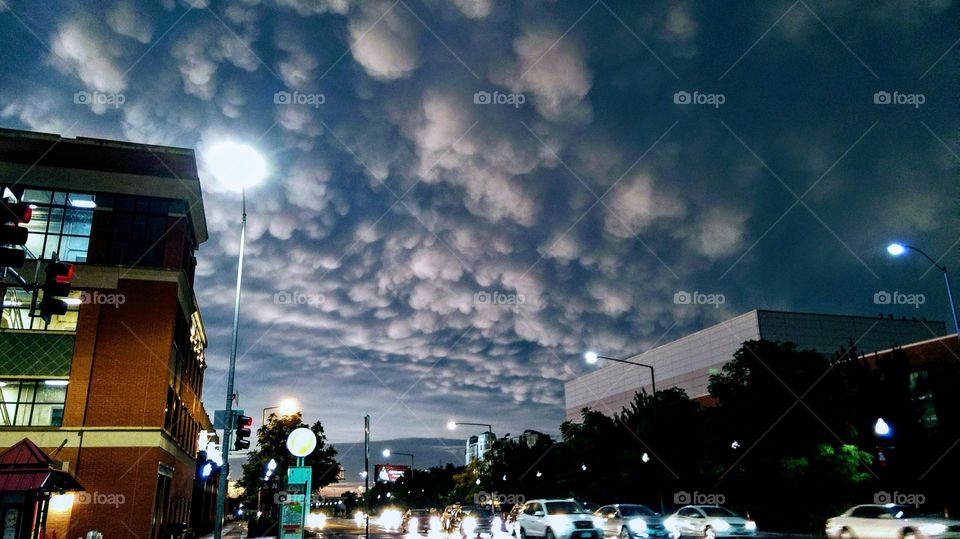 Amazing Mammatus Clouds