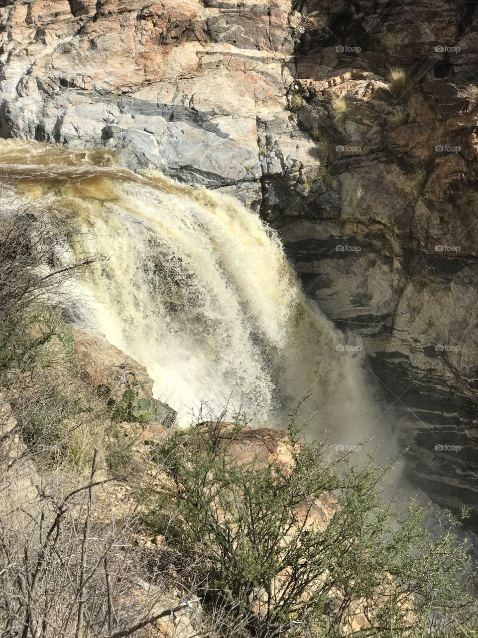 Mountain Landscape - Waterfall