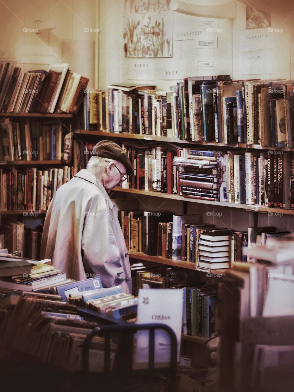 Books . Second hand bookshop