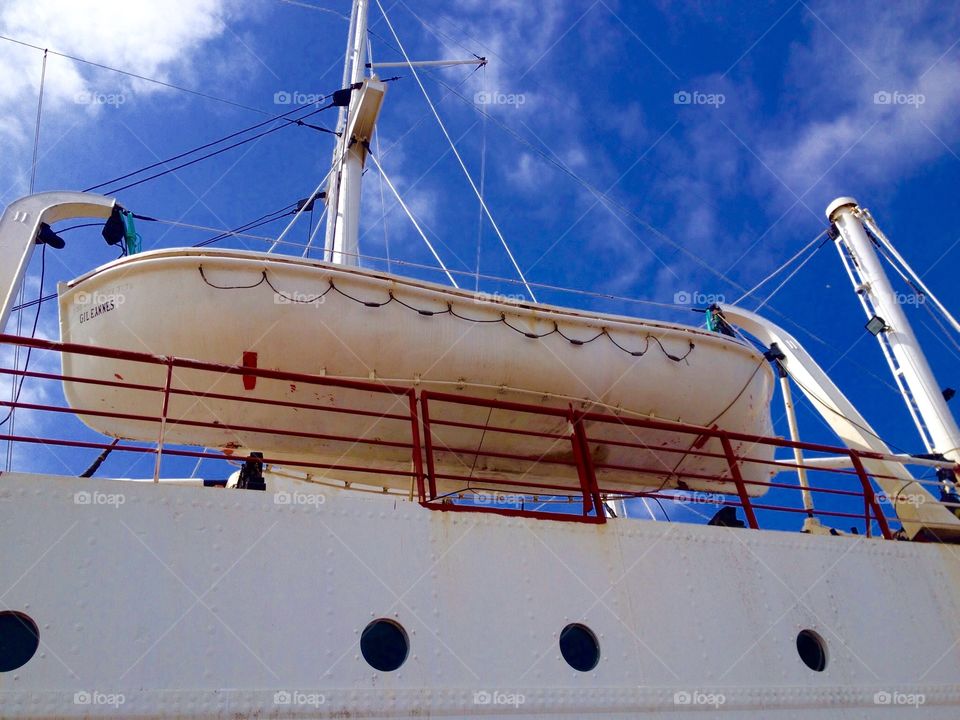 Lifeboat
Lifeboat in the ship 