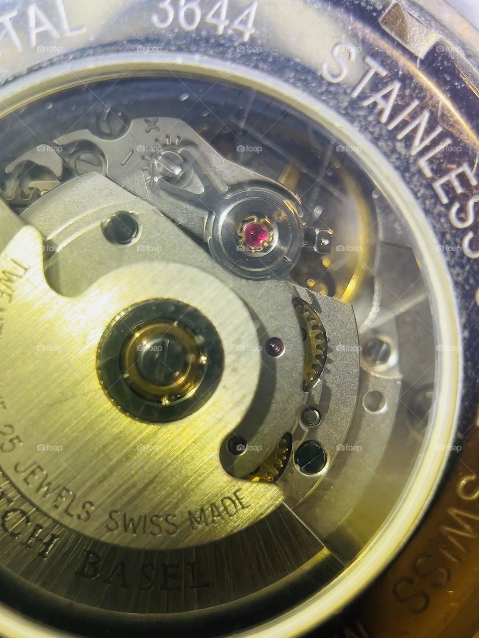 Mechanical watch - back side