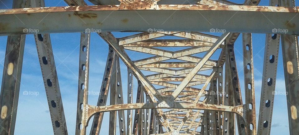 Sky Bridge. This rusty old thing is due for construction next month. 