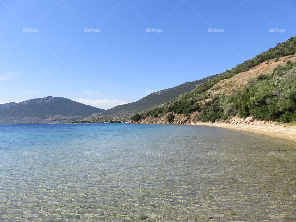 Greece Volos region Agios Dimitriu beach