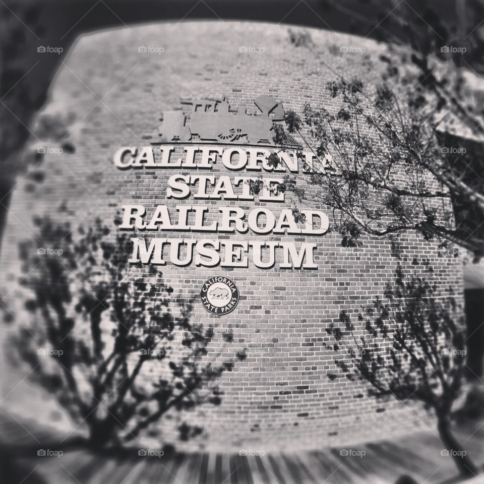 Old Sacramento railroad museum