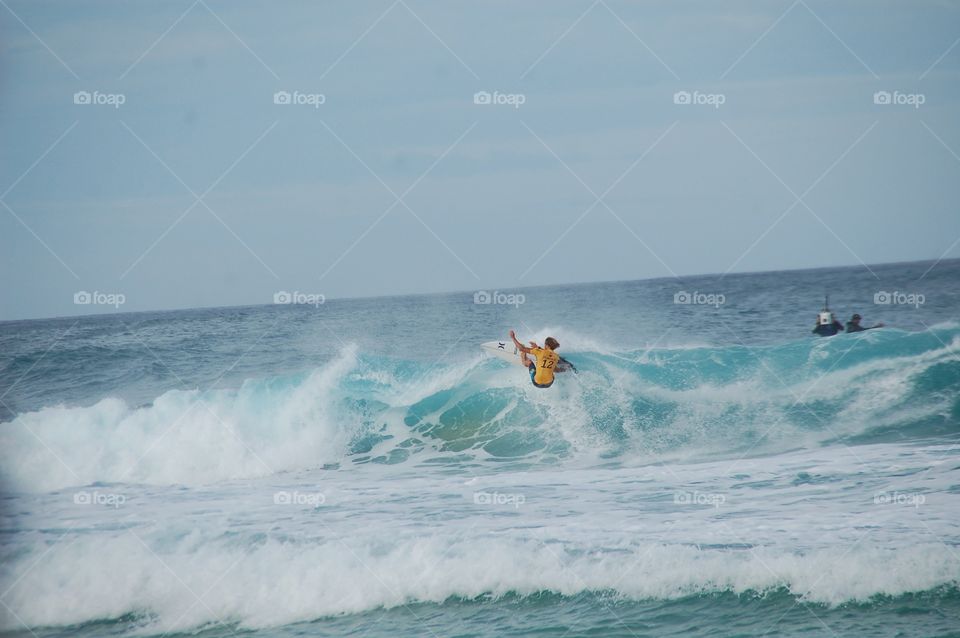 Photo taken at pipe pro surf completion on Oahu 2016. Champion Jon Jon Florence 