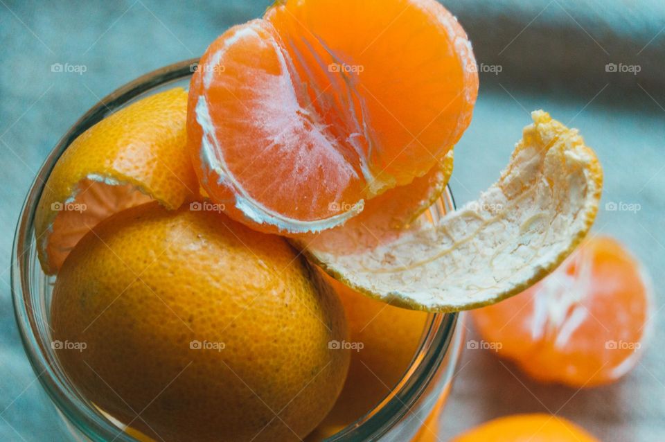 Tangerines, as a symbol of the New Year, are very fragrant and smell of childhood, a fairy tale
