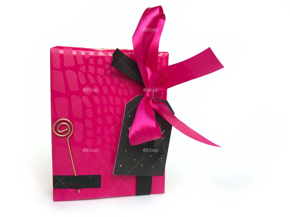Pink gift box for holiday Sinterklaas in Holland 