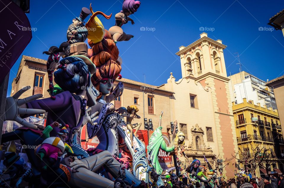 Falla del Pilar 2015, Plaza del Pilar (Valencia - Spain)