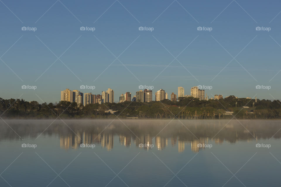 Barigui Park in Curitiba Parana Brazil.