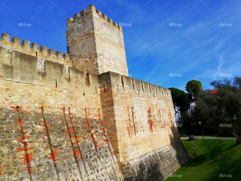 Medieval castle in Lisbon