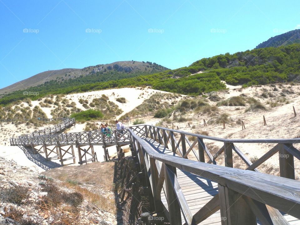 long way to the beach