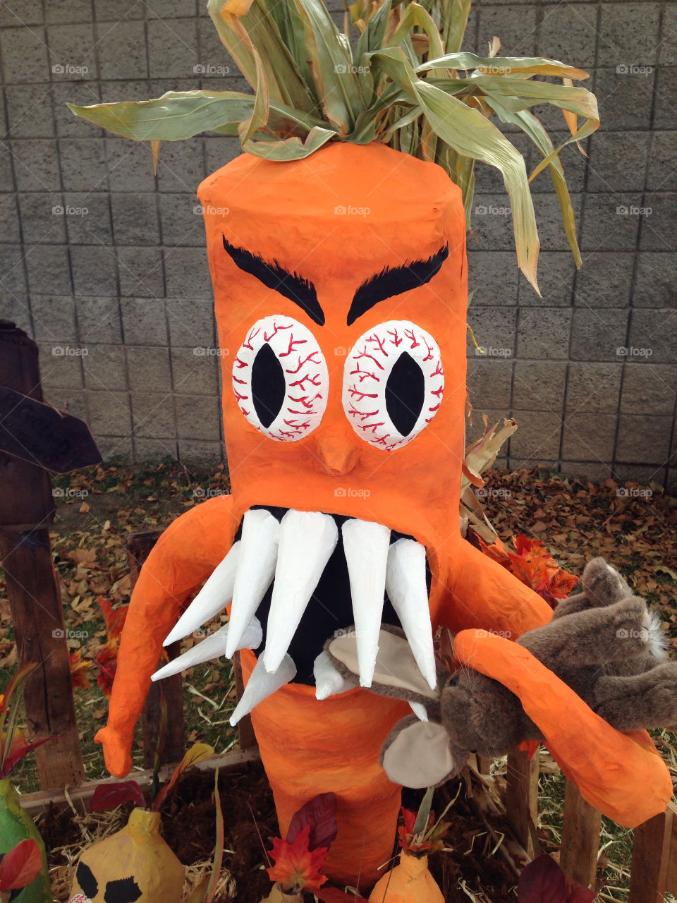 halloween carrot creepy hungry by melody