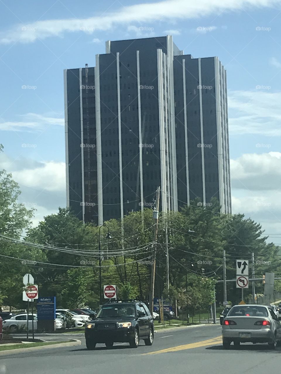 Local tower building that no longer exists. 