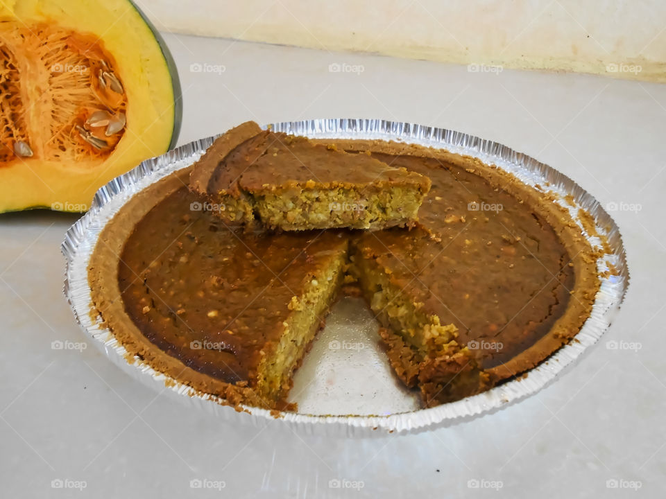 Nutty Pumpkin Pie