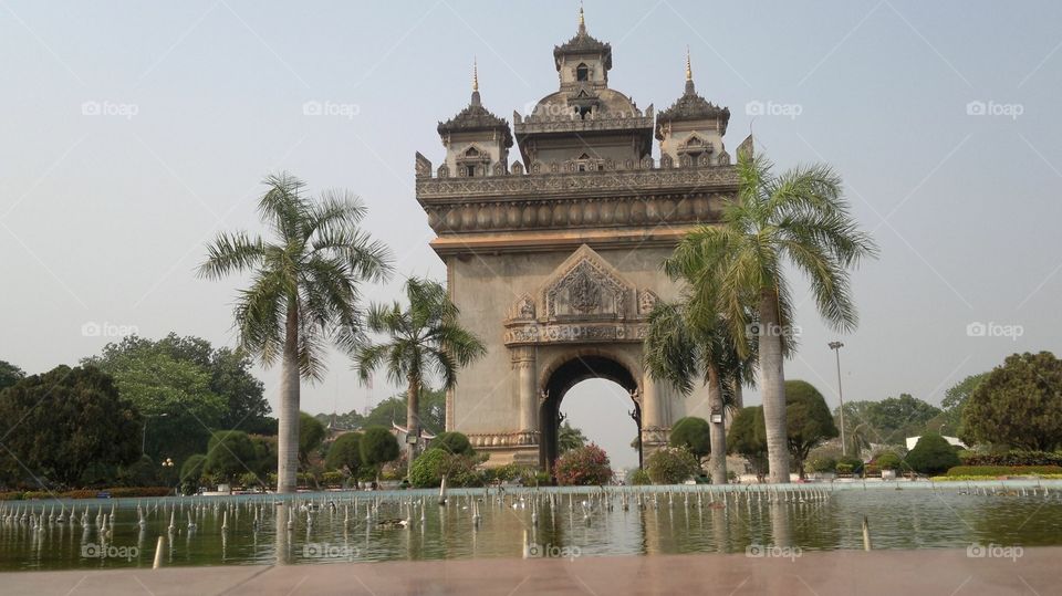 Victory Gate at Laos