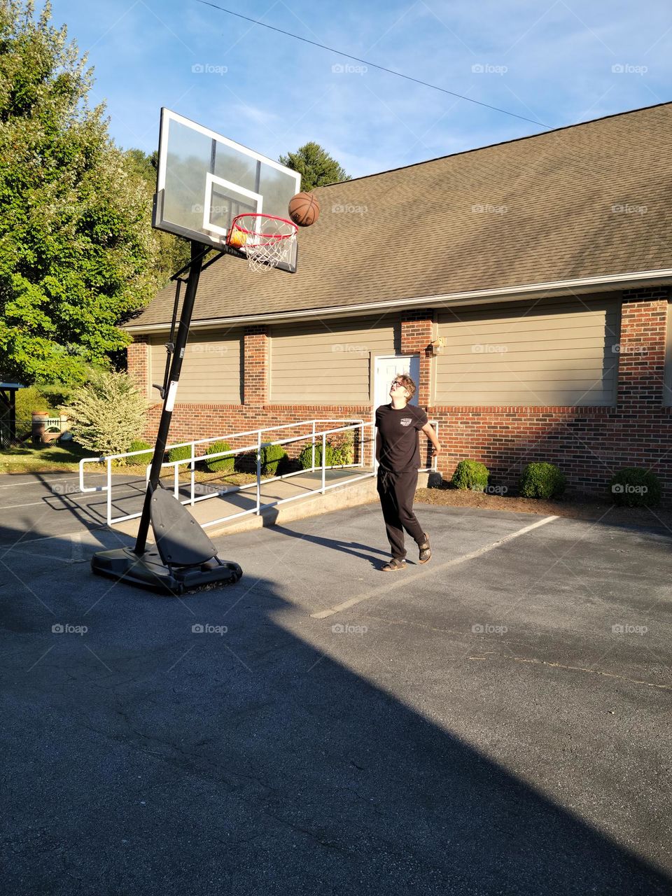 Shooting hoops