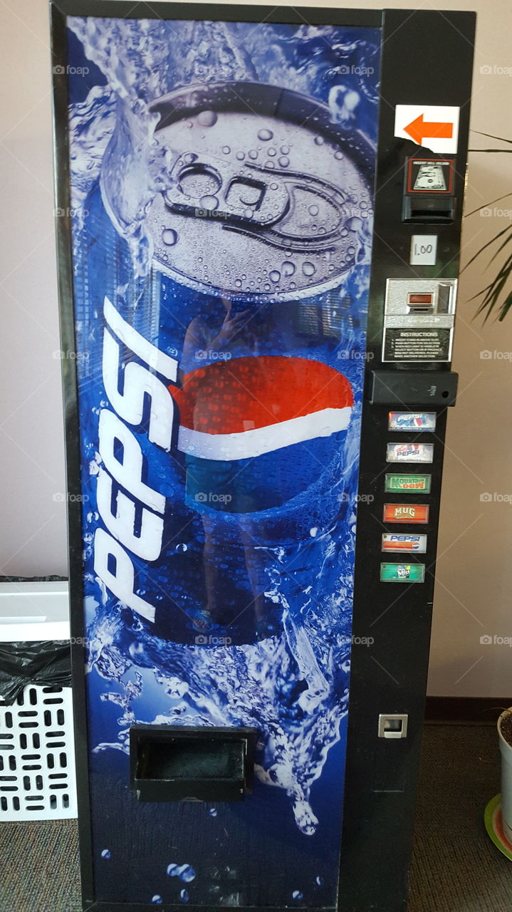 pepsi pop machine
