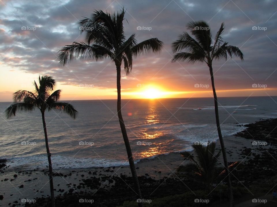 Hawaiian Ocean Sunset