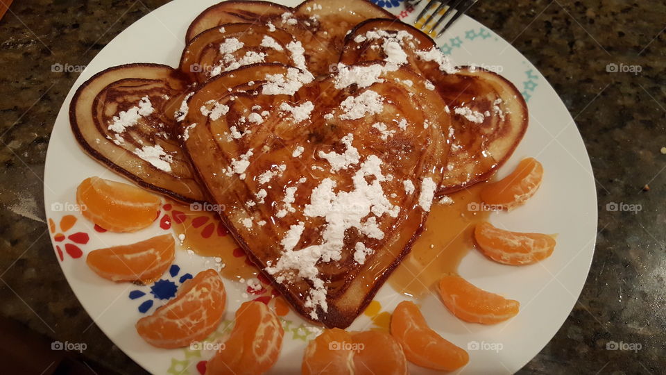 Pancakes with Love and Orange