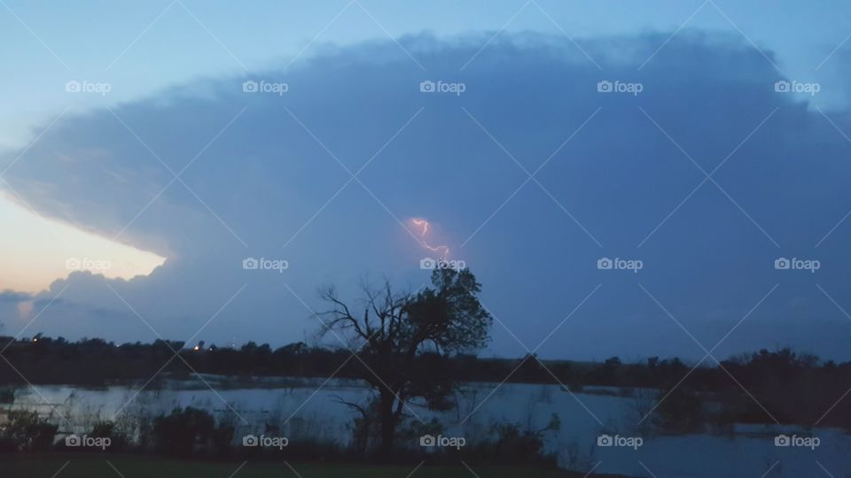 Oklahoma Lightning Strike