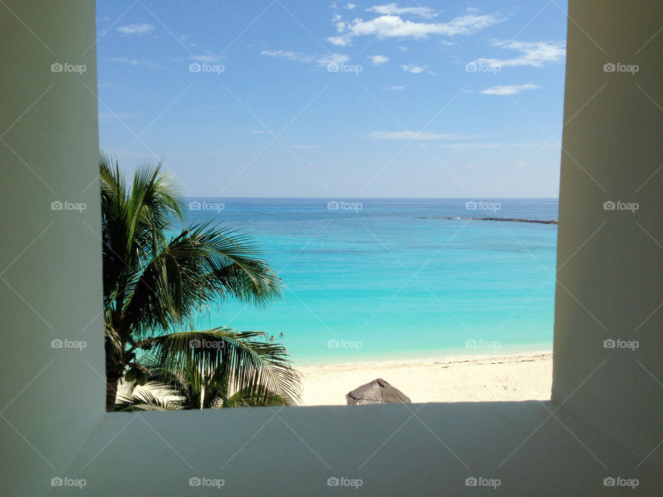 Cancun window view
