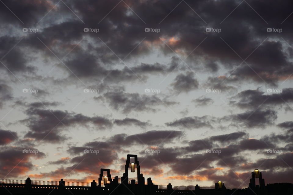 Bridge#evening#clouds#sunset