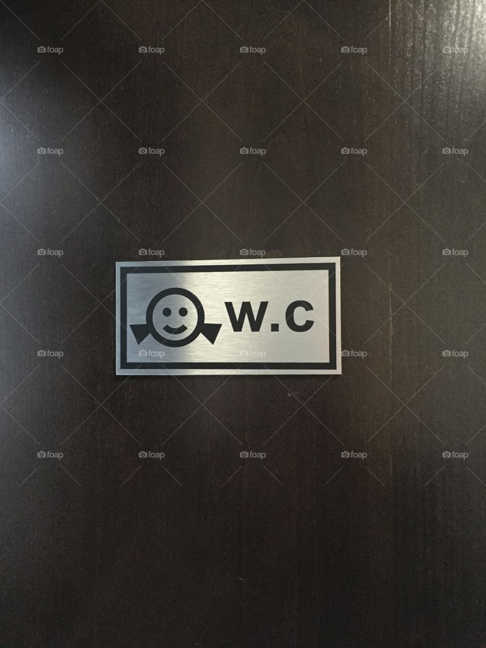 W.C. The most important place to know. 