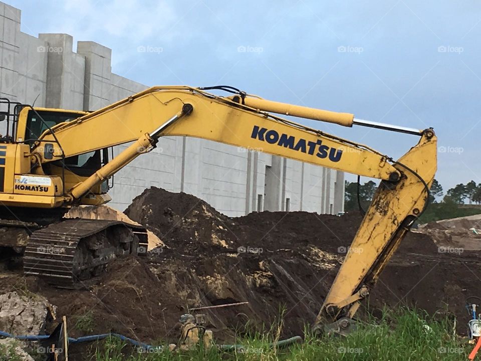 Komatsu construction work 